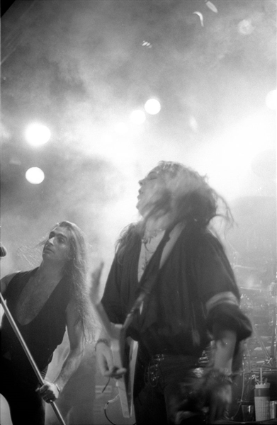 Strip of (6) 1998 YNGWIE MALMSTEEN Live Concert Original 35mm Photo Negatives bn