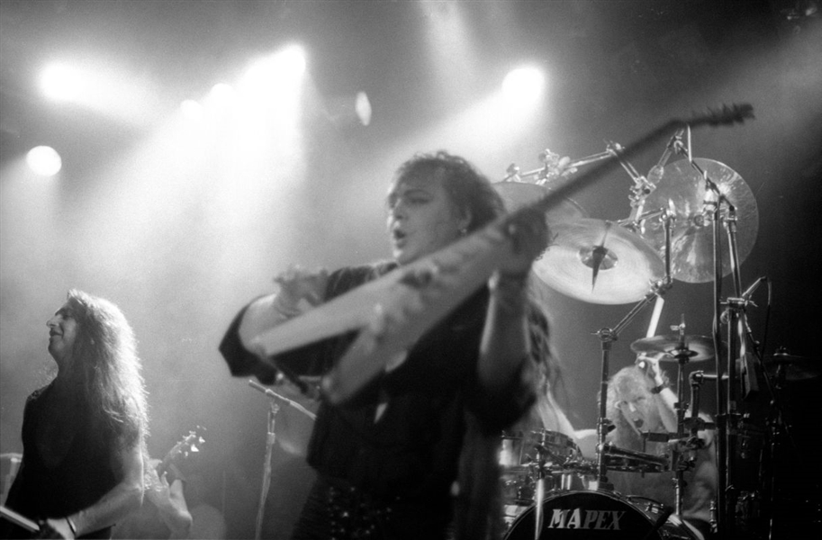 Strip of (6) 1998 YNGWIE MALMSTEEN Live Concert Original 35mm Photo Negatives bn