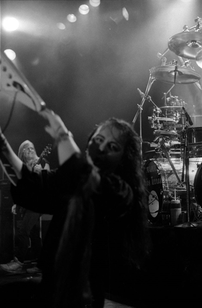 Strip of (6) 1998 YNGWIE MALMSTEEN Live Concert Original 35mm Photo Negatives bn