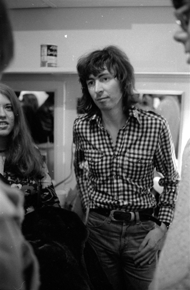 Strip of (4) 1970s AL STEWART Candid Original 35mm Photo Negatives bn