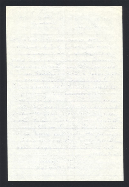 FREDDY SCHMIDT SIGNED Handwritten Letter (d.2012) 1944 Cardinals Phillies Cubs