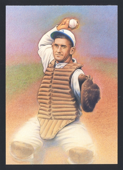 MICKEY COCHRANE Philadelphia Athletics 20-Cent Prepaid USPS Postcard 2000 HOF