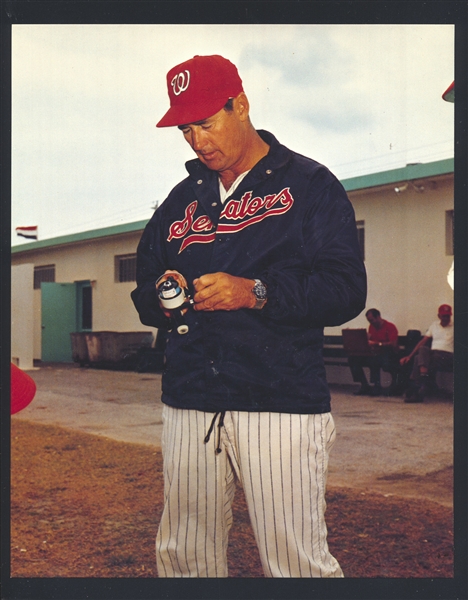 1969-71 Washington Senators TED WILLIAMS Original Photo HOF