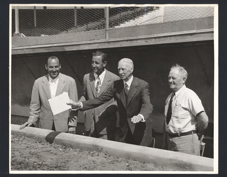1940s Philadelphia Athletics CONNIE MACK Original Photo HOF