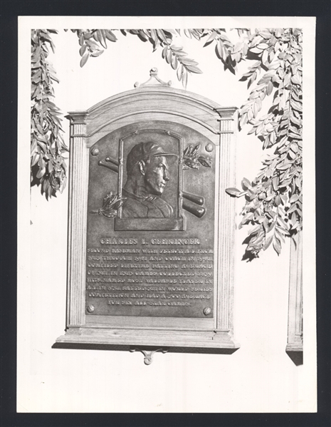 1950s Detroit Tigers CHARLIE GEHRINGER HOF Plaque Original Photo HOF