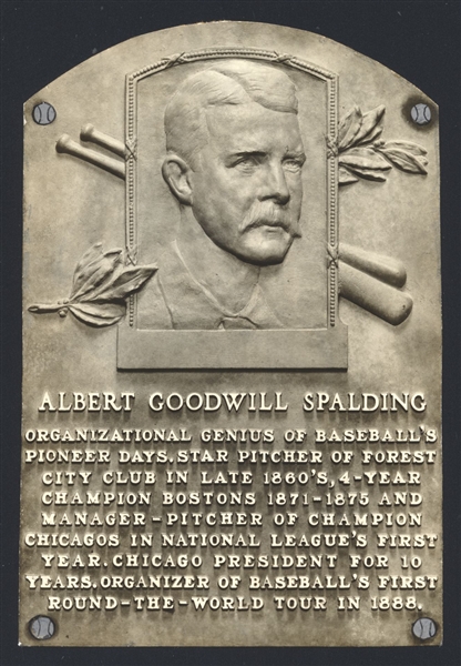 1950s Boston Red Stockings AL SPALDING HOF Plaque Original Photo HOF