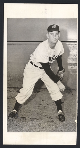 1954 Cleveland Indians BOB LEMON Original Photo HOF