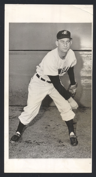 1954 Cleveland Indians BOB LEMON Original Photo HOF