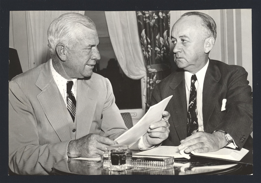 1939 TRIS SPEAKER National Professional Indoor Baseball League Original Photo