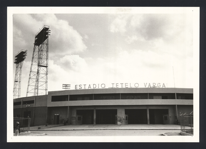 Lot of (4) 1980s ESTADIO TETELO VARGA Dominican Republic Original Photos