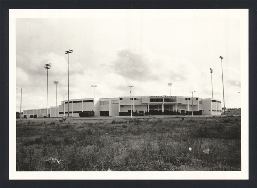 1980s Estrellas Orientales Minor League ESTADIO ROMANA Original Photo