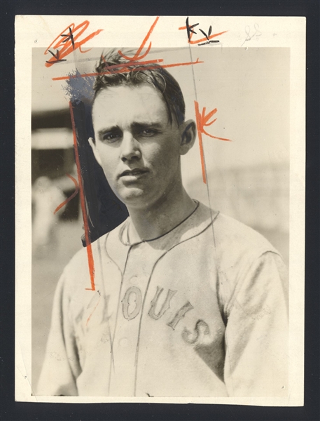 1930 St. Louis Browns EARL CALDWELL Original Photo