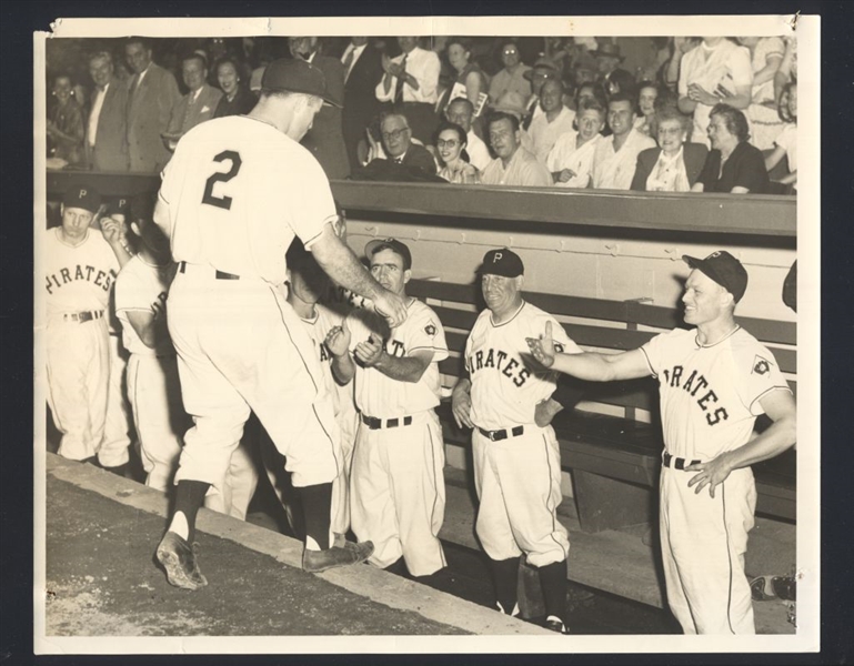 1951 Pirates JOE GARAGIOLA, BILL HOWERTON & BILLY MEYER Original Photo HOF