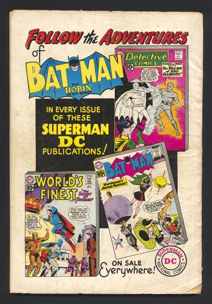Batman Annual #1 G 1961 DC Origin Comic Book