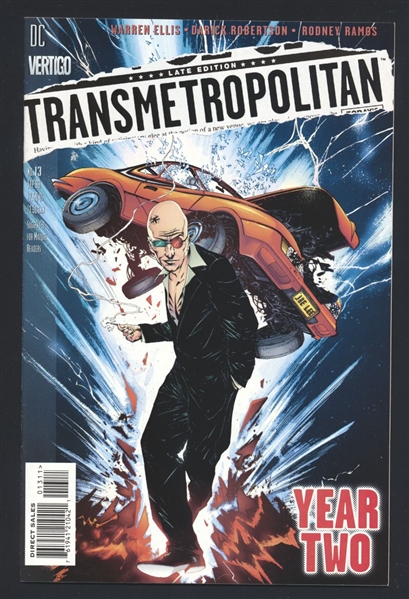 Transmetropolitan #13 NM 1998 DC (Vertigo) Year Two Comic Book
