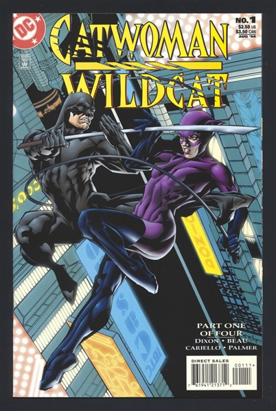 Catwoman/Wildcat #1 NM 1998 DC Brian Stelfreeze Cover Comic Book