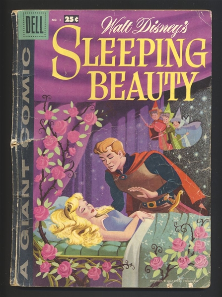 Sleeping Beauty (Walt Disney's…) #1 G 1959 Dell Giant Comic Book