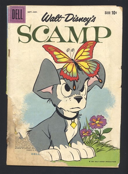 Scamp (Dell) #11 FR 1959 Dell Walt Disney's Comic Book