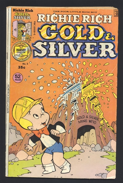 Richie Rich Gold and Silver #2 VG 1975 Harvey Comic Book