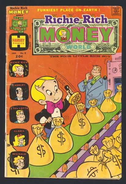 Richie Rich Money World #9 G 1974 Harvey Comic Book