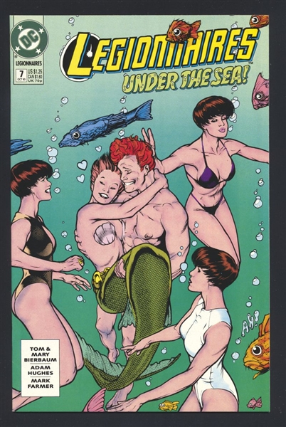 Legionnaires #7 VF 1993 DC Adam Hughes Bikini Cover Comic Book