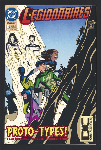 Legionnaires #10 VF/NM 1994 DC DCU DC Universe Logo Variant Comic Book