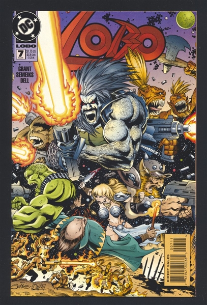 Lobo #7 NM 1994 DC Losers p1 Comic Book