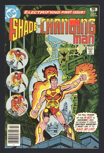 Shade Changing Man (V1) #1 FN 1977 DC Steve Ditko Comic Book