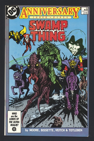Swamp Thing (V2) #50 VF 1986 DC Alan Moore Comic Book