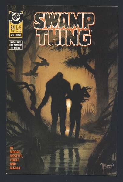 Swamp Thing (V2) #64 VF/NM 1987 DC Alan Moore Comic Book