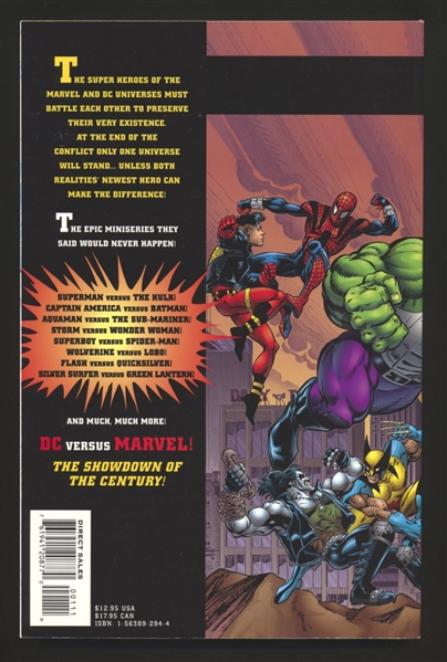 Marvel Versus DC/DC Versus Marvel V1 TPB VF 1996 Marvel Comic Book