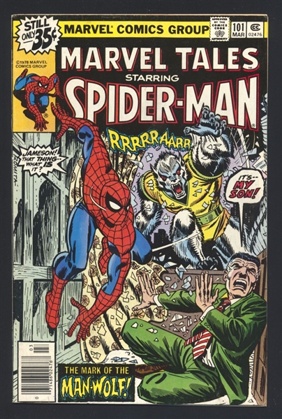 Marvel Tales (V2) #101 FN 1979 Marvel Amazing Spider-Man #124 Comic Book