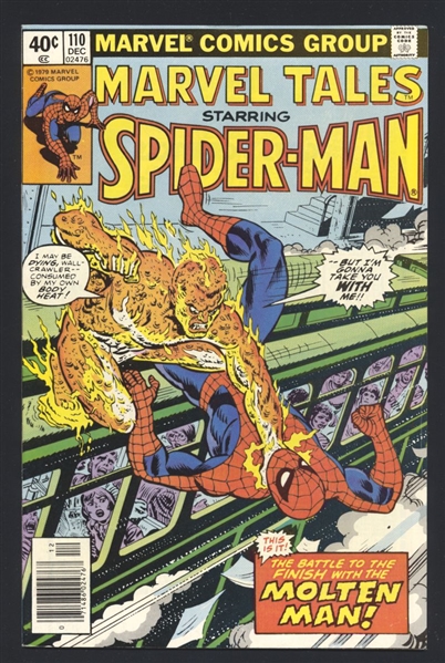 Marvel Tales (V2) 110 Newsstand 1979 Marvel NEWSSTAND Amazing Spider-Man #133