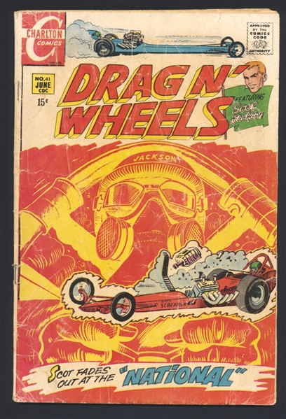 Drag 'n' Wheels #41 G 1970 Charlton Comic Book
