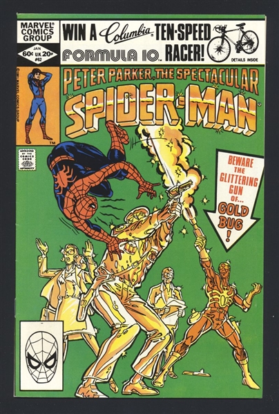The Spectacular Spider-Man #62 VF 1982 Marvel vs Gold Bug Comic Book