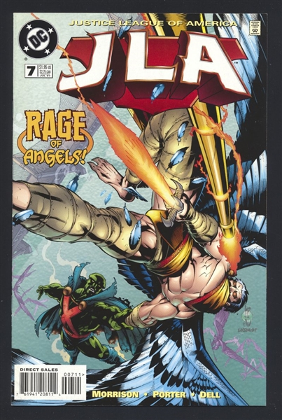 JLA #7 FN 1997 DC Grant Morrison Comic Book