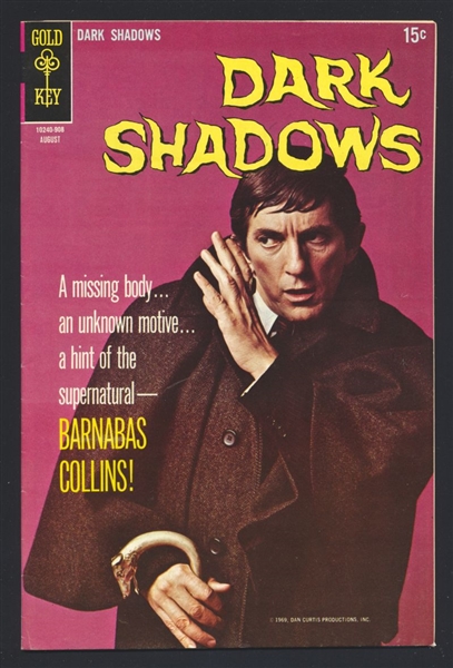 Dark Shadows (Gold Key) #2 FVF 1969 Gold Key Photo Cover Comic Book
