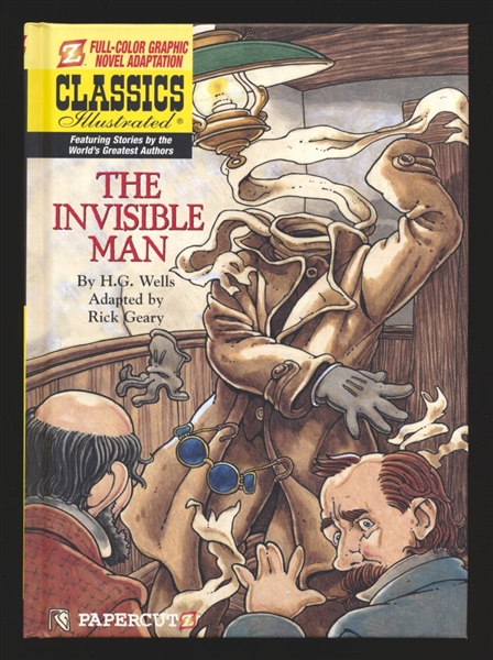 Classics Illustrated V2: The Invisible Man HC NM 2008 Papercutz Comic Book