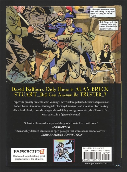 Classics Illustrated V16: Kidnapped HC NM 2012 Papercutz Comic Book