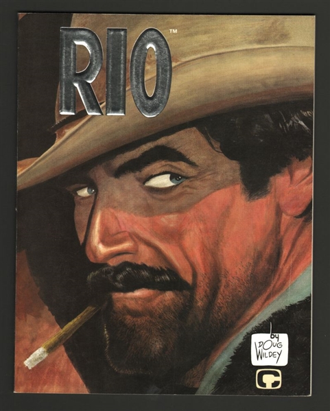 Rio GN #1 NM 1987 COMICO 1st Foil Cover On A Comic Comic Book