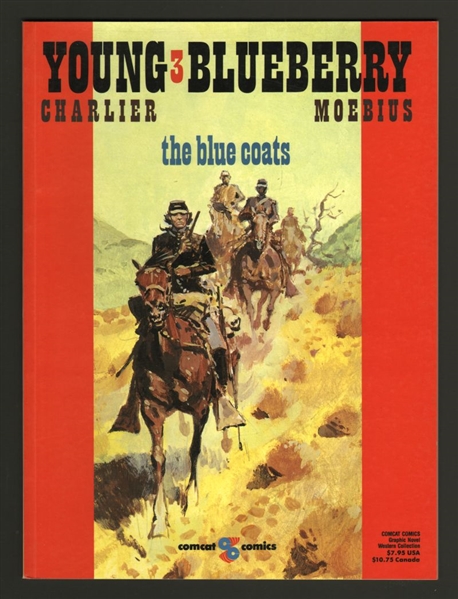 Young Blueberry V3: The Bluecoats GN NM 1990 Comcat Moebius Comic Book