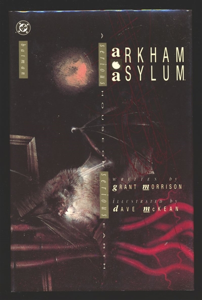 Batman: Arkham Asylum HC FN 1989 DC Grant Morrison Dave McKean Comic Book