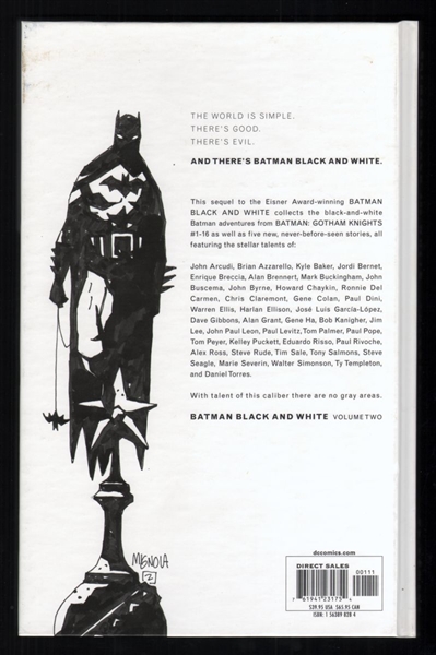 Batman Black and White V2 HC NM 1996 DC Comic Book