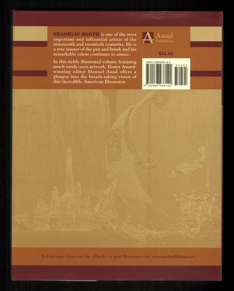 Franklin Booth: American Illustrator HC NM 2025 Auad Comic Book