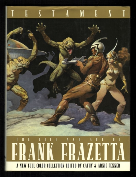 Testament: The Life And Art Of Frank Frazetta HC NM  Underwood Comic Book