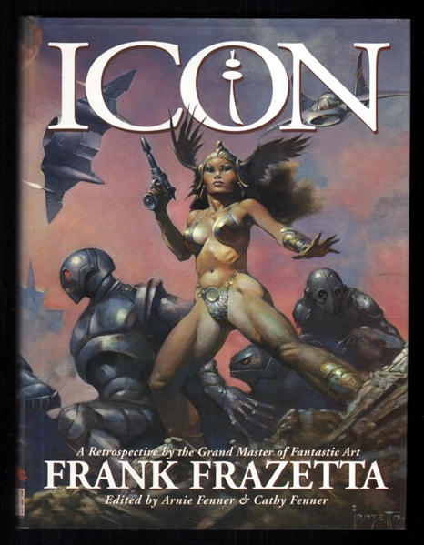 Icon: A Retrospective By Frank Frazetta HC NM 1998 Underwood Comic Book