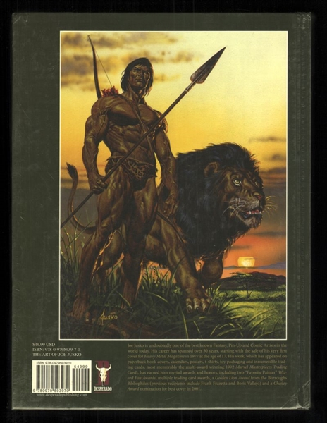 The Art of Joe Jusko HC NM 2008 Desperado NEW SEALED Comic Book