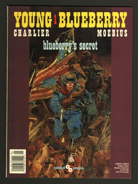 Young Blueberry #1 VF 1989 Comcat Moebius Comic Book
