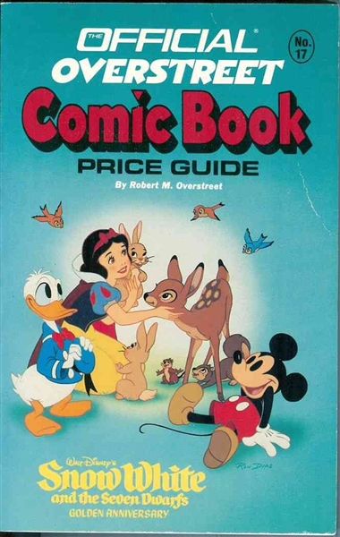 Overstreet Comic Book Price Guide 17 SC VG 1987  Snow White Disney Cover