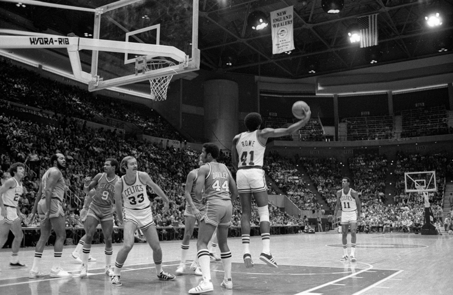 Lot of (4) 1976-77 Boston Celtics vs. Buffalo Braves Original 35mm Negatives